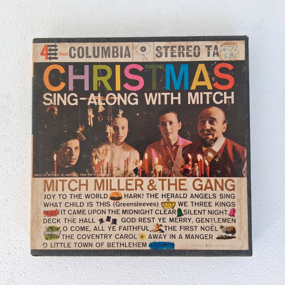 Columbia Stero Tape Christmas Sing-A-Long With Mitch and The Gang